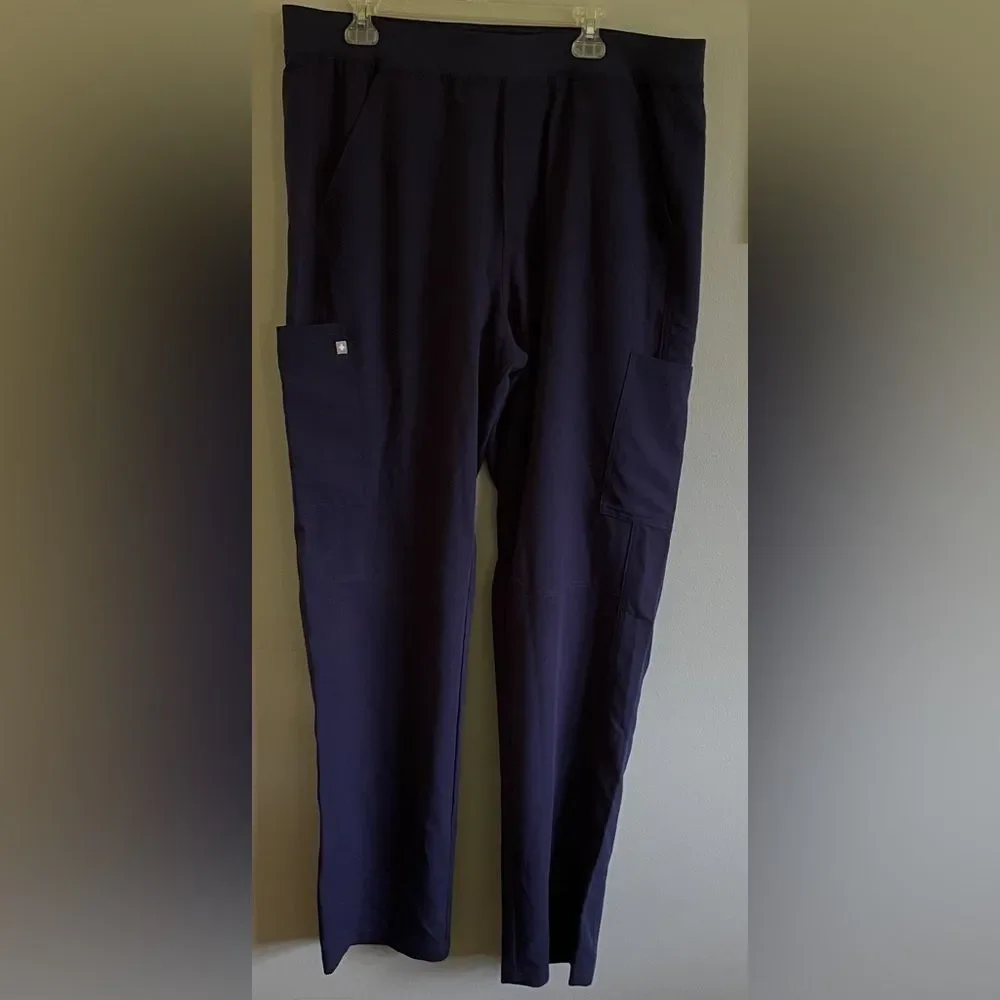 Figs Technical Collection Scrubs Pants Navy Blue New With Tags Size XXLT